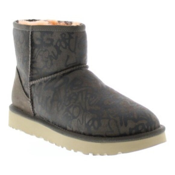 UGG Classic Street Graffiti Mini Limited Edition 1105432/Slate - Picture 1 of 1